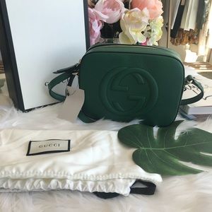 green soho disco bag